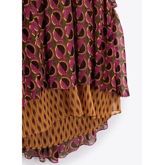 NWT - Zara Boho Peplum Halter Neck Top - Picture 10 of 10